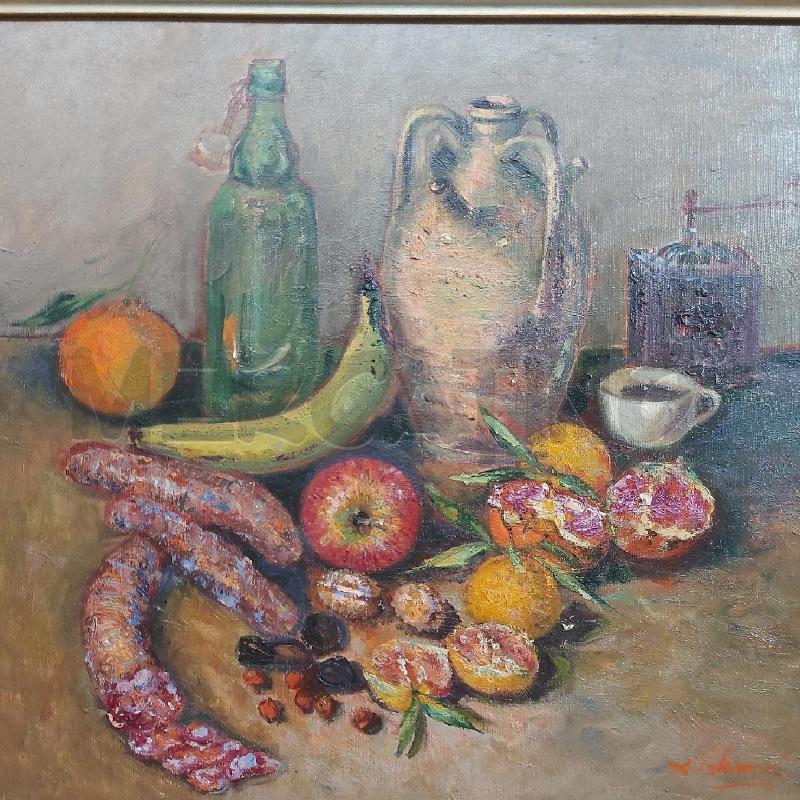 QUADRO VALERIANI NATURA MORTA 50*60 | Mercatino dell'Usato Cava de tirreni 1