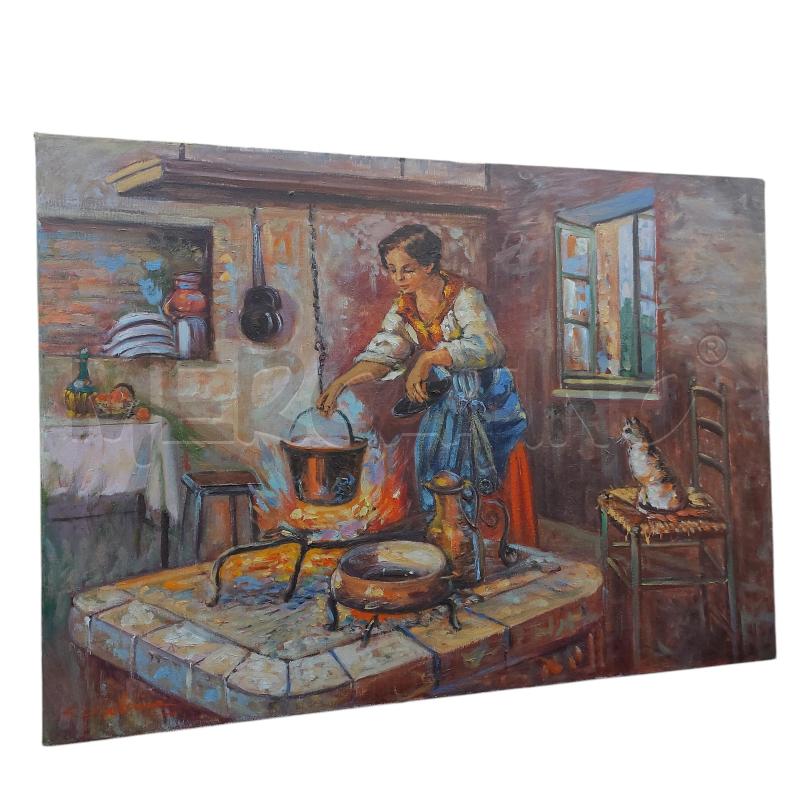 QUADRO VALERIANI SOLO TELA 50*70 | Mercatino dell'Usato Cava de tirreni 1