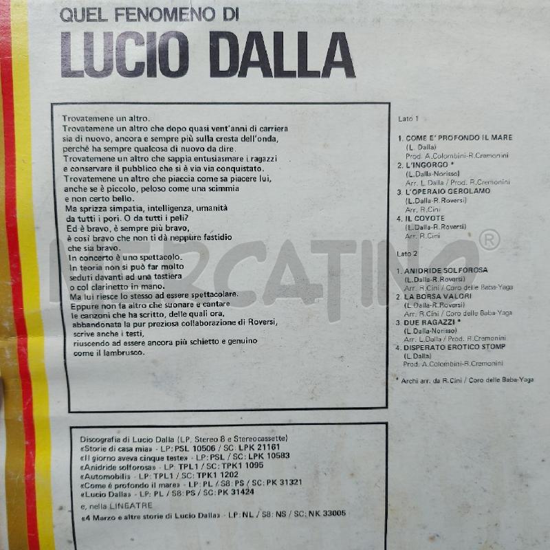 QUEL FENOMENO DI LUCIO DALLA | Mercatino dell'Usato Cava de tirreni 2