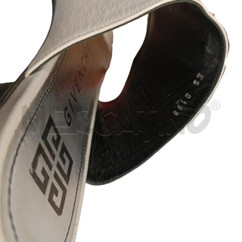 SANDALI DONNA GIVENCHY BIANCHE APPLICAZIONE LOGO ACCIAIO | Mercatino dell'Usato Cava de tirreni 3