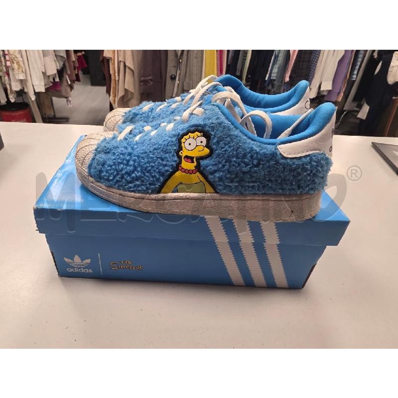 SCARPE BAMBINO ADIDAS SIMPSON BLU MARGE  | Mercatino dell'Usato Cava de tirreni 1