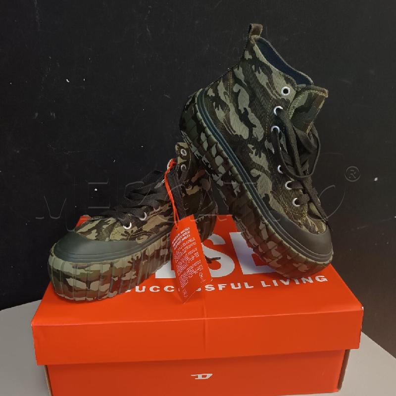 SCARPE DIESEL S-HANAMI MID X VERDI MILITARE | Mercatino dell'Usato Cava de tirreni 1
