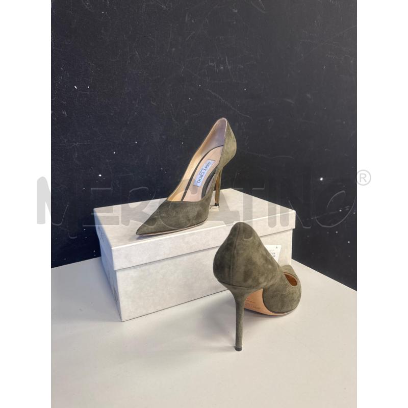 SCARPE DONNA JIMMY CHOO DECOLTÈ VERDE SCAMOSCIATE PUNTA TACCO | Mercatino dell'Usato Cava de tirreni 2