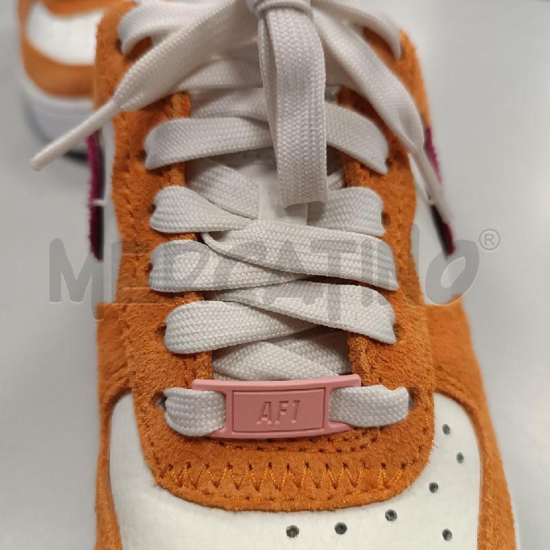 SCARPE DONNA NIKE AIR FORCE 1 BIANCHE ARANCIO FUCSIA | Mercatino dell'Usato Cava de tirreni 3