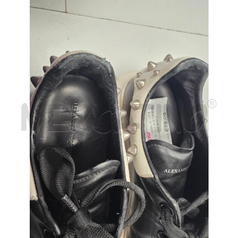 SCARPE UOMO ALEXANDERMQUEEN NERE BORCHIE DIETRO | Mercatino dell'Usato Cava de tirreni 4