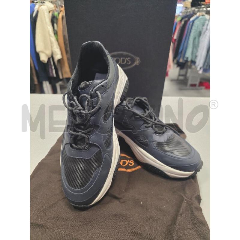 SCARPE UOMO TOD'S BLU BIANCHE  | Mercatino dell'Usato Cava de tirreni 1