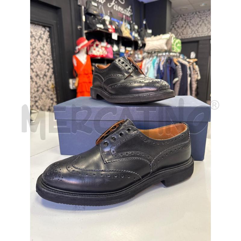 SCARPE UOMO TRICKERS BLU STRINGATE NO LACCI | Mercatino dell'Usato Cava de tirreni 1