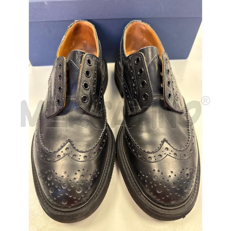 SCARPE UOMO TRICKERS BLU STRINGATE NO LACCI | Mercatino dell'Usato Cava de tirreni 4