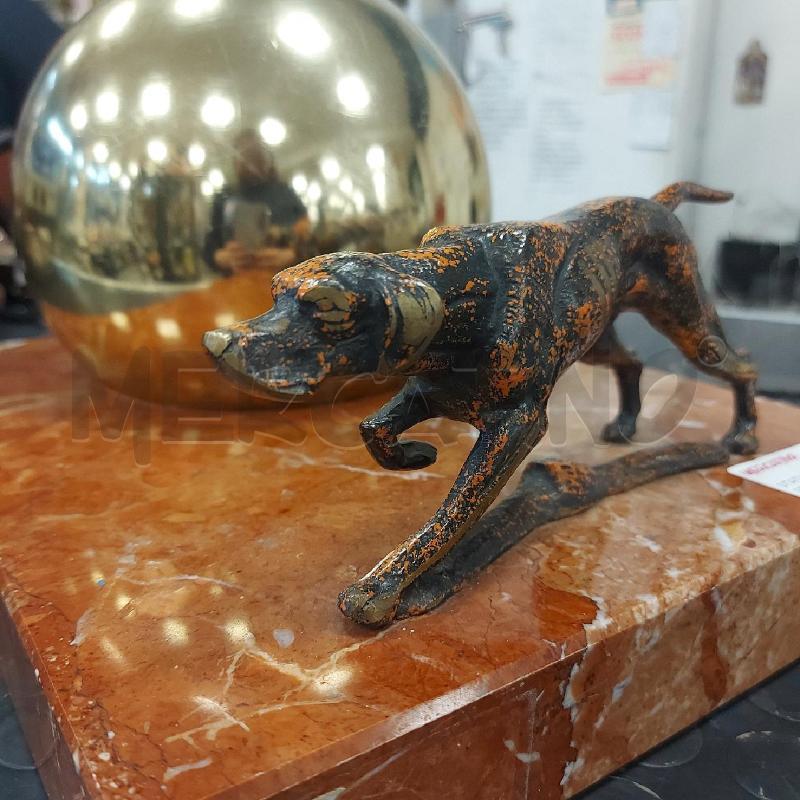 STATUA S. MICHELE SU SFERA DORATA BASE MARMO | Mercatino dell'Usato Cava de tirreni 3