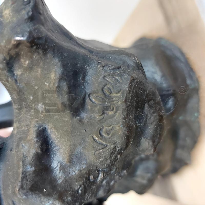 STATUA VARLESE PESCATORE BASE MARMO NO RETE | Mercatino dell'Usato Cava de tirreni 2