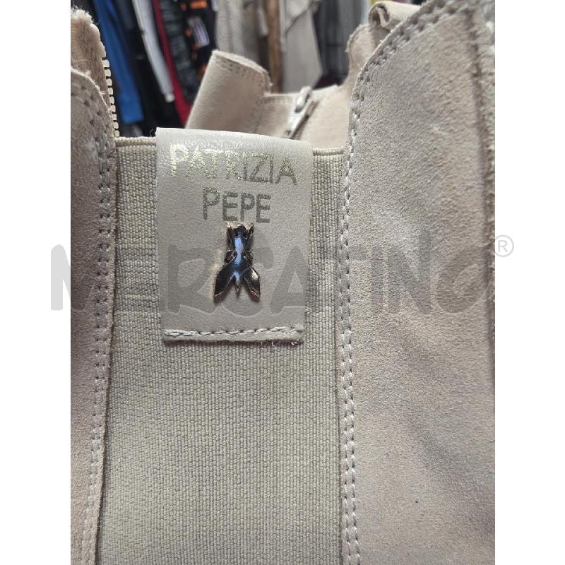 STIVALETTI DONNA PATRIZIA PEPE BEIGE SCAMOSCIATI ELASTICO LATERALE | Mercatino dell'Usato Cava de tirreni 3