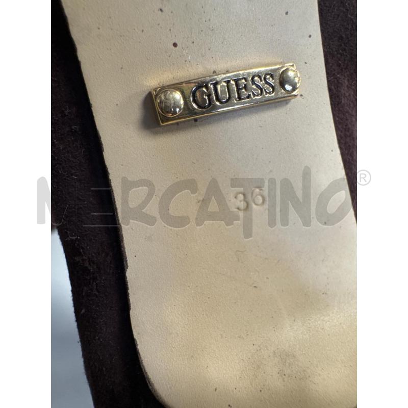 STIVALI DONNA GUESS MARRONI SCAMOSCIATI TACCO | Mercatino dell'Usato Cava de tirreni 2