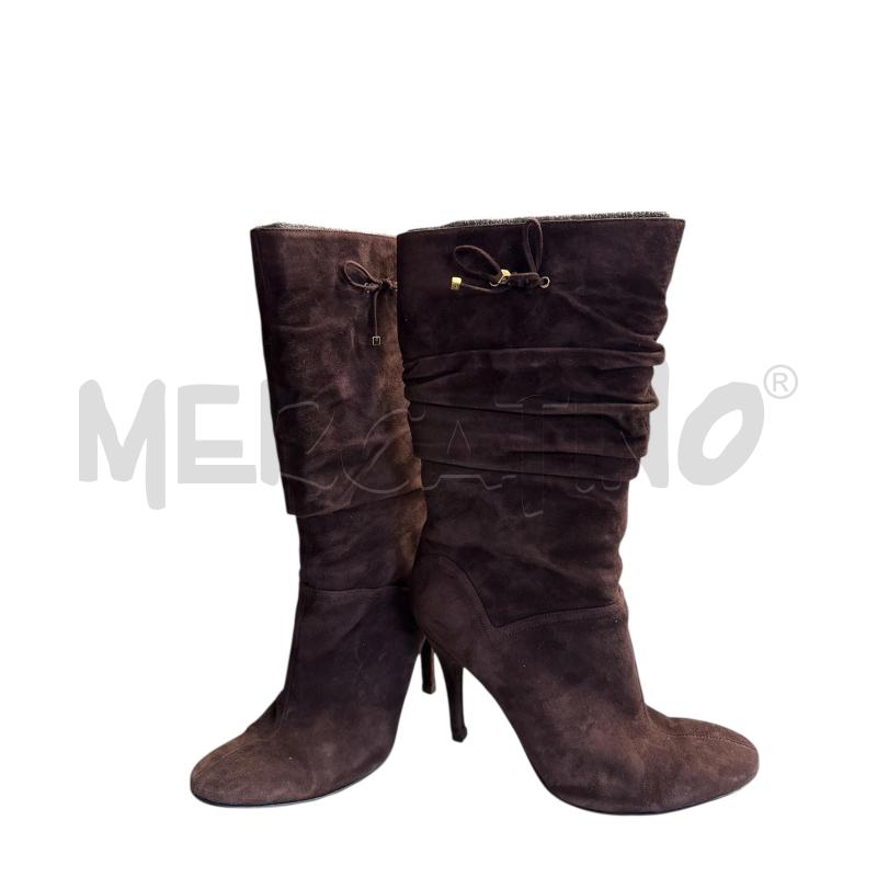 STIVALI DONNA GUESS MARRONI SCAMOSCIATI TACCO | Mercatino dell'Usato Cava de tirreni 3
