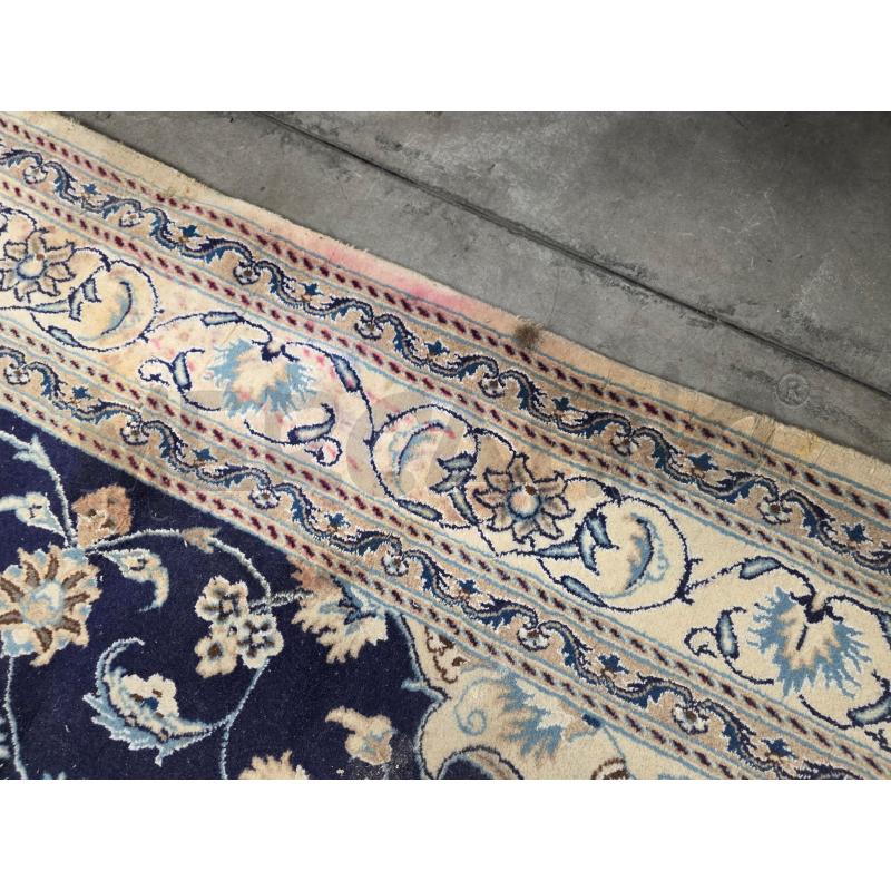TAPPETO PERSIANO BLU BEIGE 220X160CM DA RIVEDERE | Mercatino dell'Usato Cava de tirreni 2