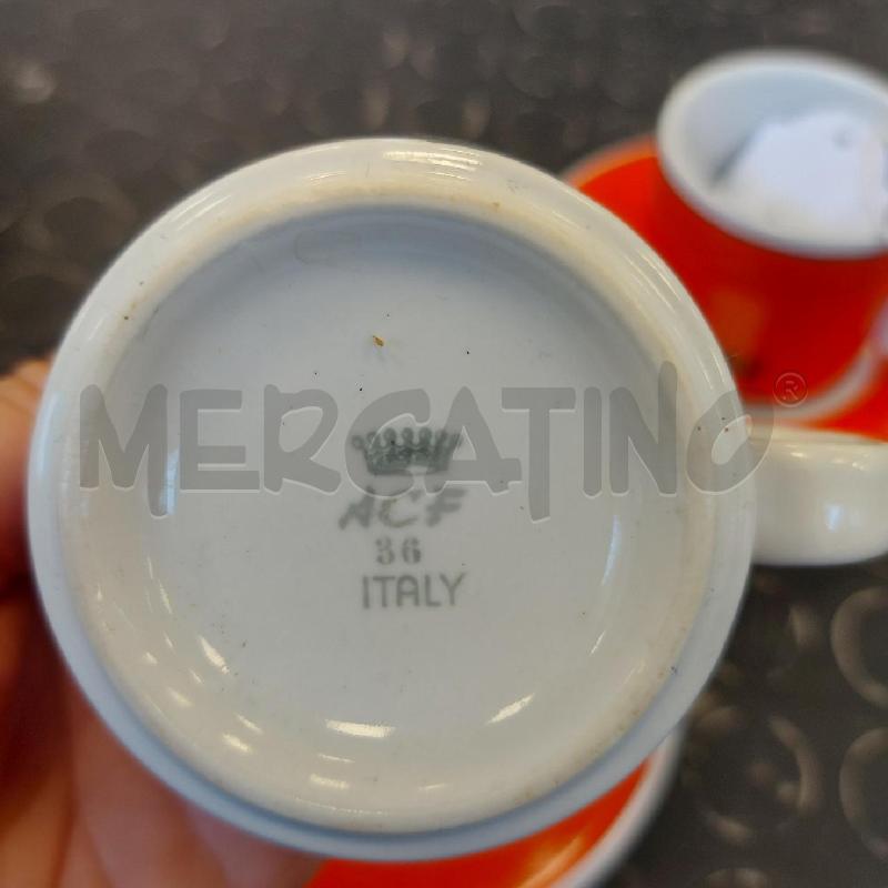 TAZZINE PZ.2 HAG ACF ARANCIONE VINTAGE | Mercatino dell'Usato Cava de tirreni 3