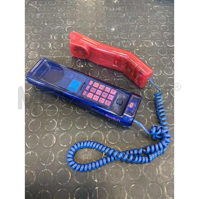 TELEFONO SWATCH ROSSO BLU | Mercatino dell'Usato Cava de tirreni 3