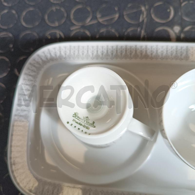 TETE A TETE TAZZINE PORCELLANA ROSENTHAL + VASSOIO E ZUCCHERIERA SENZA COPERCHIO | Mercatino dell'Usato Cava de tirreni 2