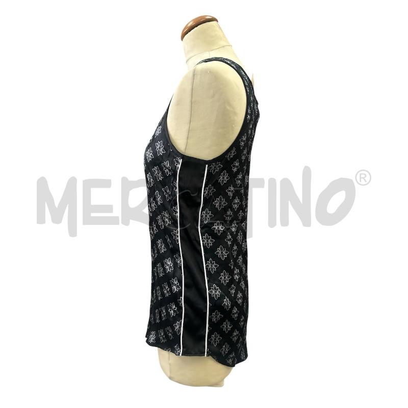 TOP RICHMOND NERO SETA FIORI 3 STRASS | Mercatino dell'Usato Cava de tirreni 5