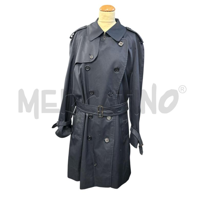 TRENCH DONNA BURBERRYS' BLU + CINTURA | Mercatino dell'Usato Cava de tirreni 1