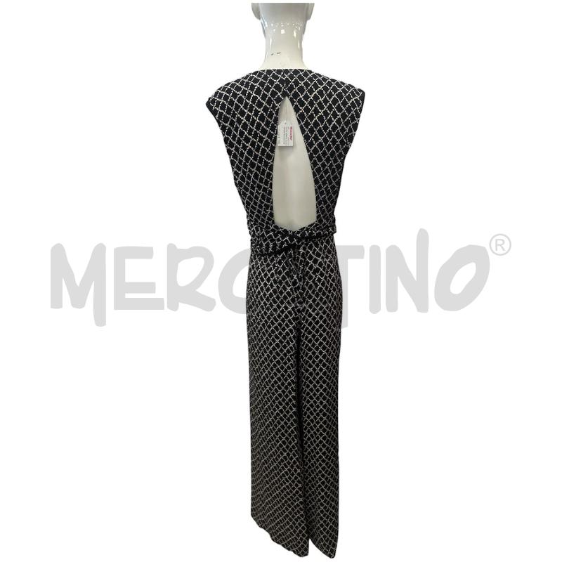 TUTA DONNA ELISABETTA FRANCHI NERO BIANCO INTERA LUNGA INCROCIO AVANTI | Mercatino dell'Usato Cava de tirreni 4