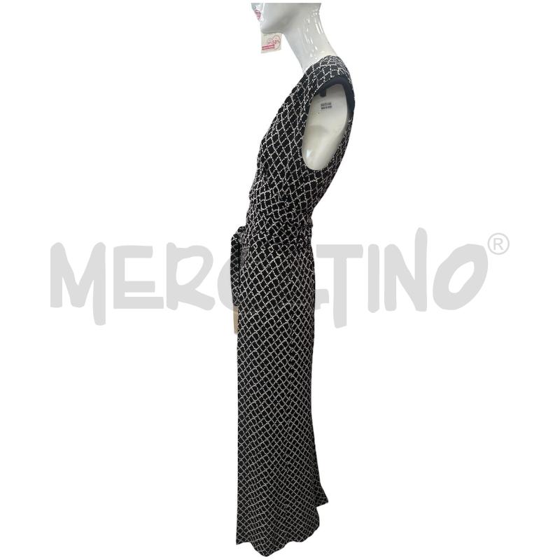 TUTA DONNA ELISABETTA FRANCHI NERO BIANCO INTERA LUNGA INCROCIO AVANTI | Mercatino dell'Usato Cava de tirreni 5