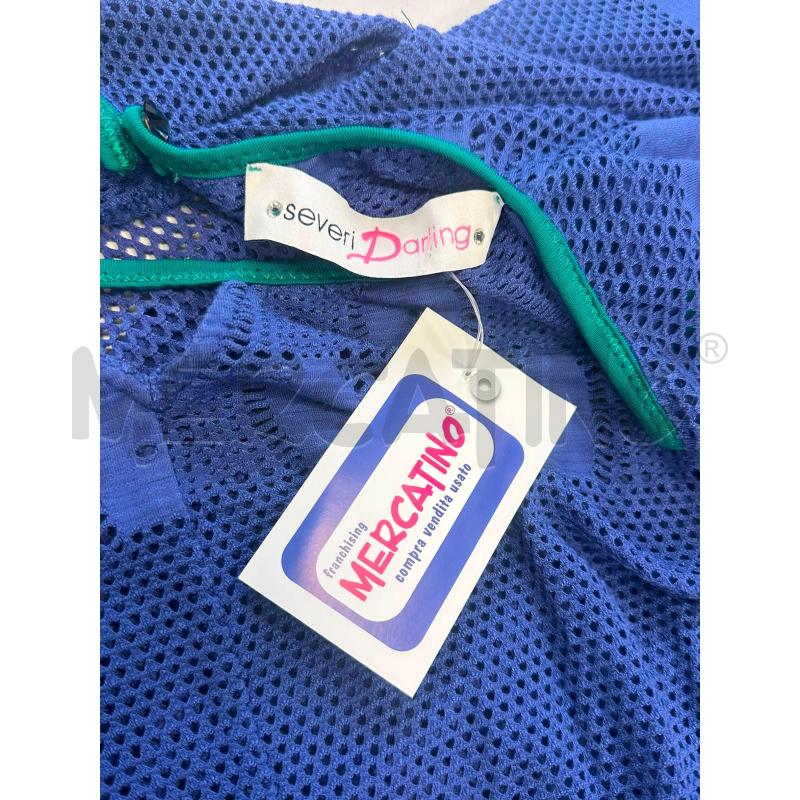 VESTITO DONNA ARIA GRAZIA SEVERI DARLING BLU TRAFORTO LUNGO | Mercatino dell'Usato Cava de tirreni 2