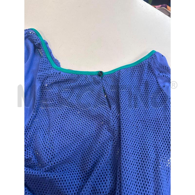 VESTITO DONNA ARIA GRAZIA SEVERI DARLING BLU TRAFORTO LUNGO | Mercatino dell'Usato Cava de tirreni 3