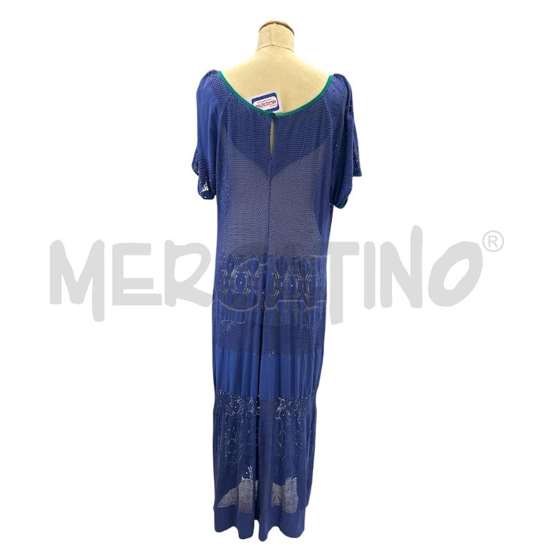 VESTITO DONNA ARIA GRAZIA SEVERI DARLING BLU TRAFORTO LUNGO | Mercatino dell'Usato Cava de tirreni 4