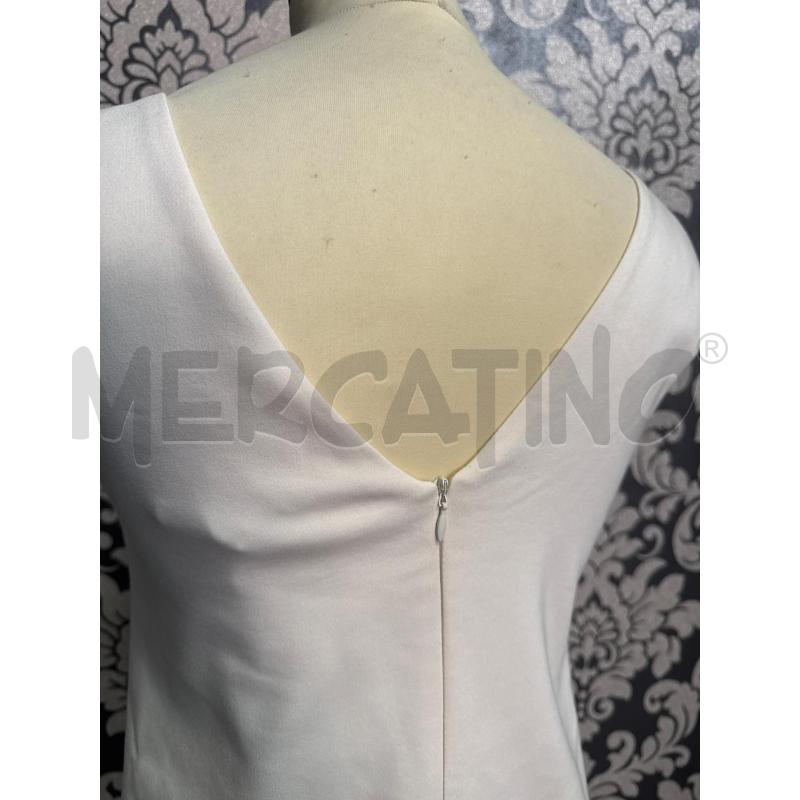 VESTITO DONNA BEATRICE B BEIGE NUOVO BORCHIE ARGENTATE | Mercatino dell'Usato Cava de tirreni 4