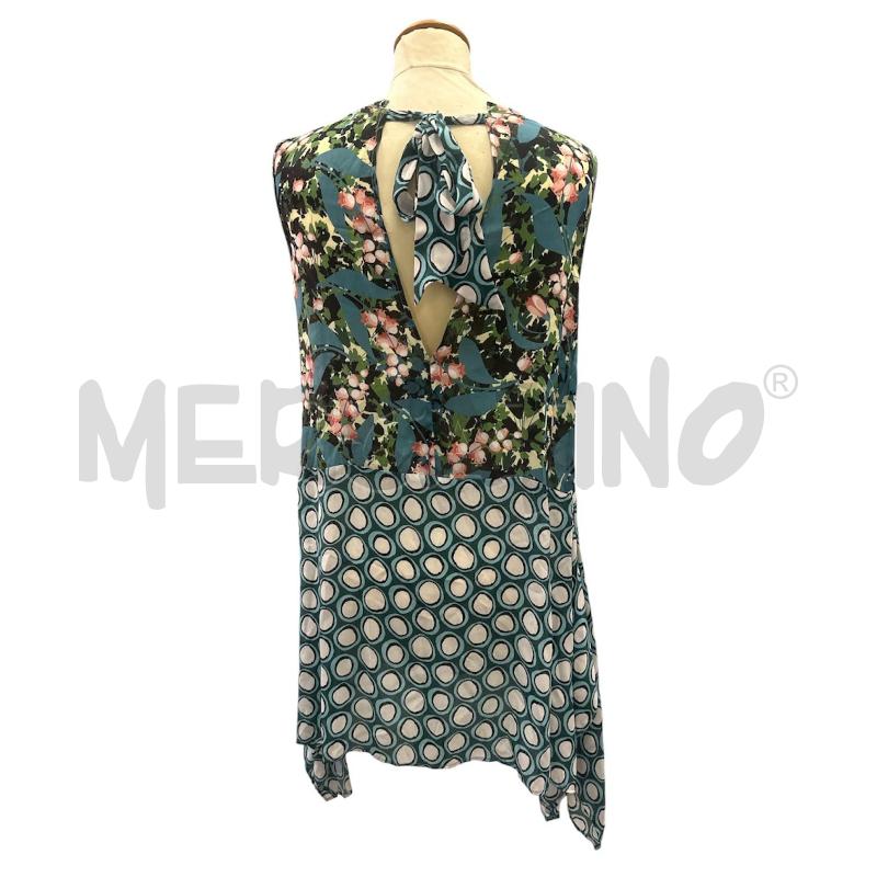 VESTITO DONNA BEATRICE B VERDE FRANGE LUNGHE FANTASIA | Mercatino dell'Usato Cava de tirreni 5