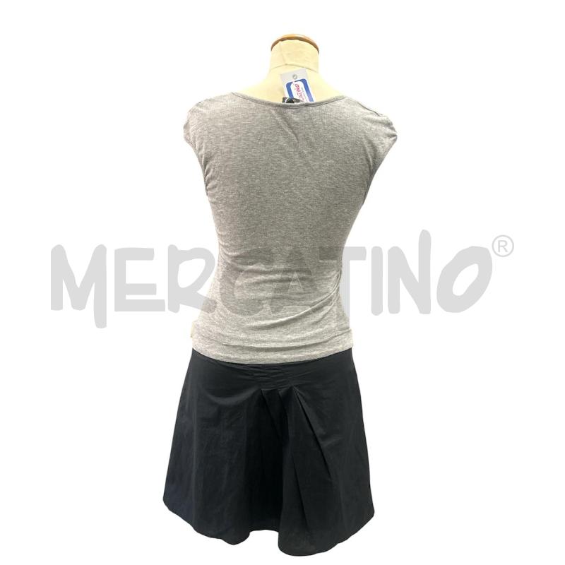 VESTITO DONNA CRISTINAEFFE GRIGIO COSTINE GONNA NERA | Mercatino dell'Usato Cava de tirreni 4