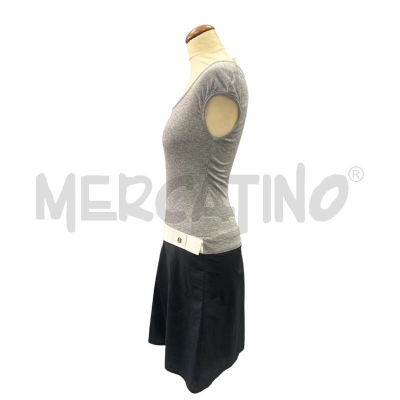 VESTITO DONNA CRISTINAEFFE GRIGIO COSTINE GONNA NERA | Mercatino dell'Usato Cava de tirreni 5