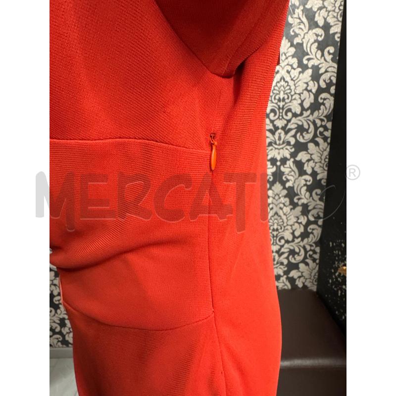 VESTITO DONNA CRISTINAEFFE NUOVO ARANCIONE CINTURA | Mercatino dell'Usato Cava de tirreni 4