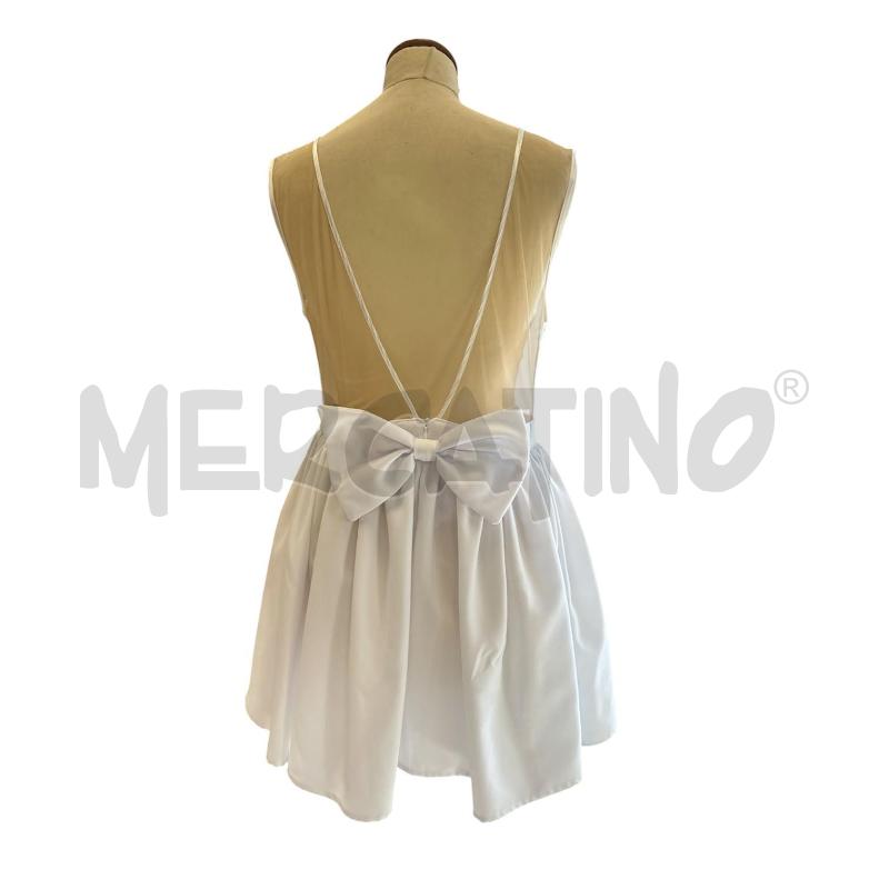 VESTITO DONNA FELEPPA BIANCO CON FIOCCO | Mercatino dell'Usato Cava de tirreni 2