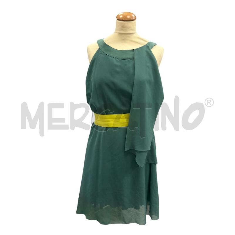 VESTITO DONNA FLY GIRL VERDE GIALLO | Mercatino dell'Usato Cava de tirreni 1
