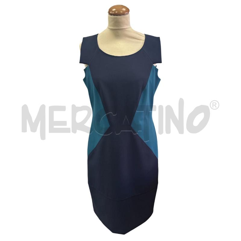 VESTITO DONNA GATTINONI BLU VERDE PETROLIO | Mercatino dell'Usato Cava de tirreni 1