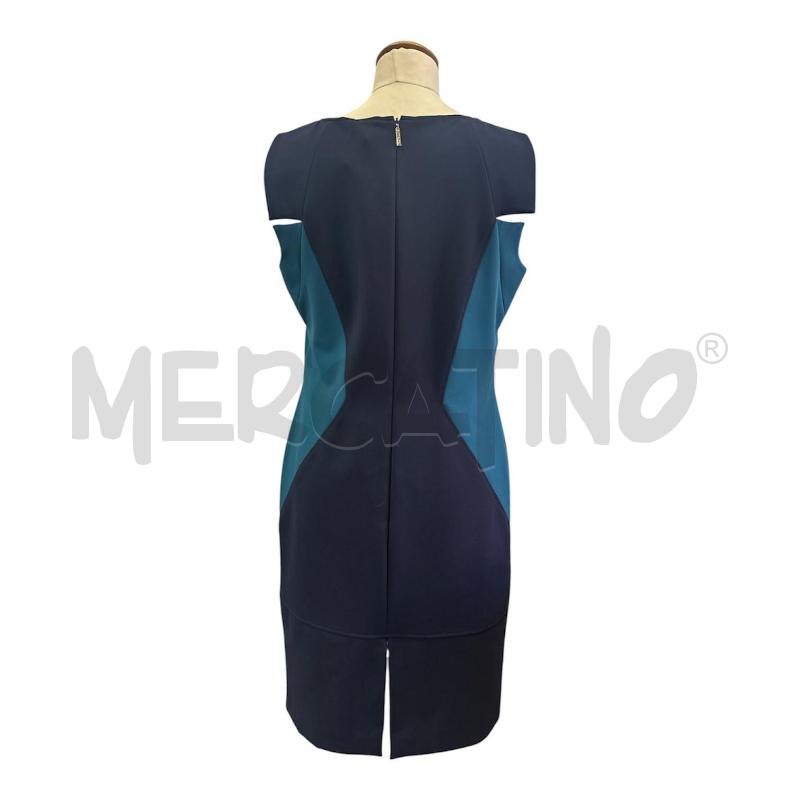 VESTITO DONNA GATTINONI BLU VERDE PETROLIO | Mercatino dell'Usato Cava de tirreni 4