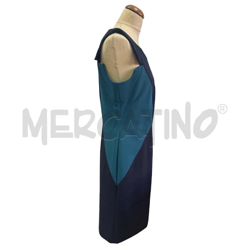 VESTITO DONNA GATTINONI BLU VERDE PETROLIO | Mercatino dell'Usato Cava de tirreni 5