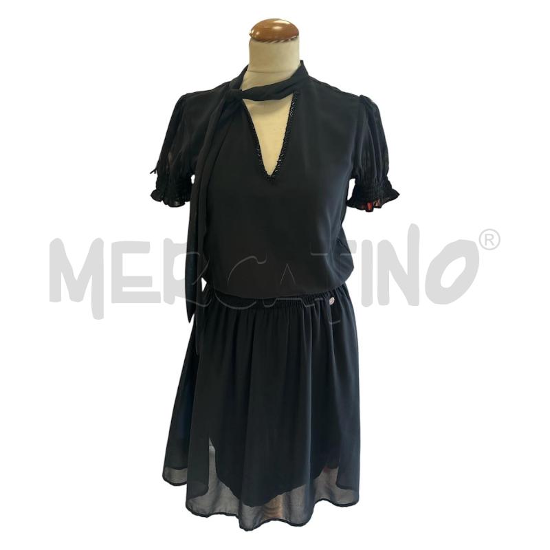 VESTITO DONNA GAUDÌ JEANS NUOVO NERO MOLLA | Mercatino dell'Usato Cava de tirreni 1