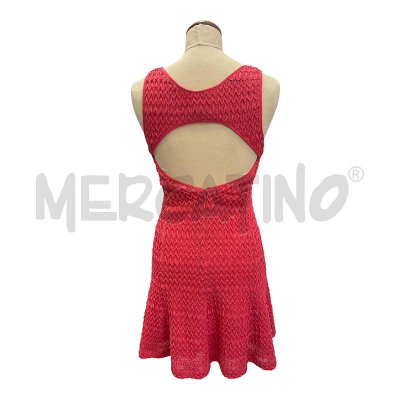 VESTITO DONNA GUESS ROSSO SMANICATO RICAMO ZIG ZAG | Mercatino dell'Usato Cava de tirreni 3