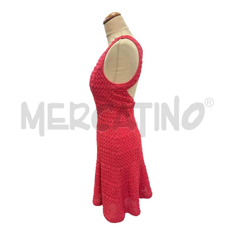VESTITO DONNA GUESS ROSSO SMANICATO RICAMO ZIG ZAG | Mercatino dell'Usato Cava de tirreni 4