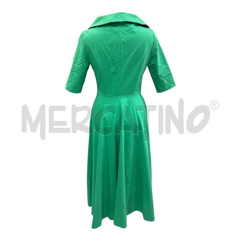 VESTITO DONNA IMPERIAL VERDE SCOLLO V MANICA 3/4 | Mercatino dell'Usato Cava de tirreni 3