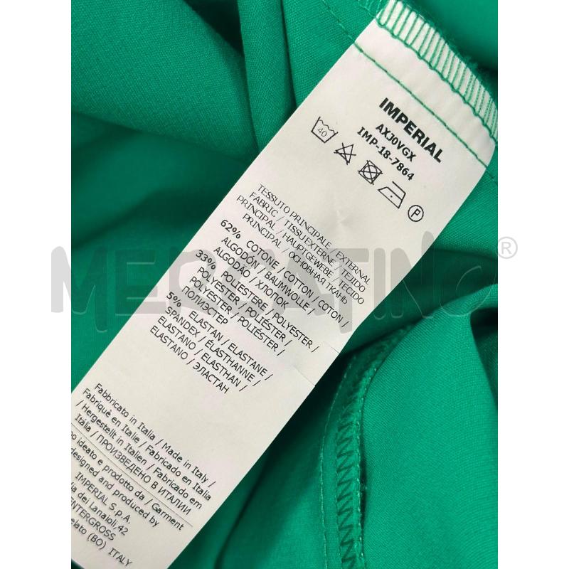 VESTITO DONNA IMPERIAL VERDE SCOLLO V MANICA 3/4 | Mercatino dell'Usato Cava de tirreni 4