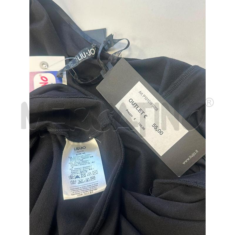 VESTITO DONNA LIU JO NERO BRILLANTINI MANICHE NUOVO | Mercatino dell'Usato Cava de tirreni 2