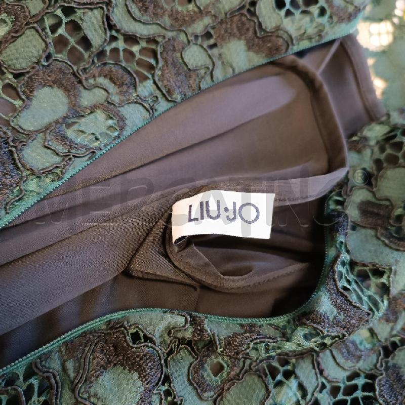 VESTITO DONNA LIU JO VERDE NERO MERLETTATO + SOTTANA | Mercatino dell'Usato Cava de tirreni 2