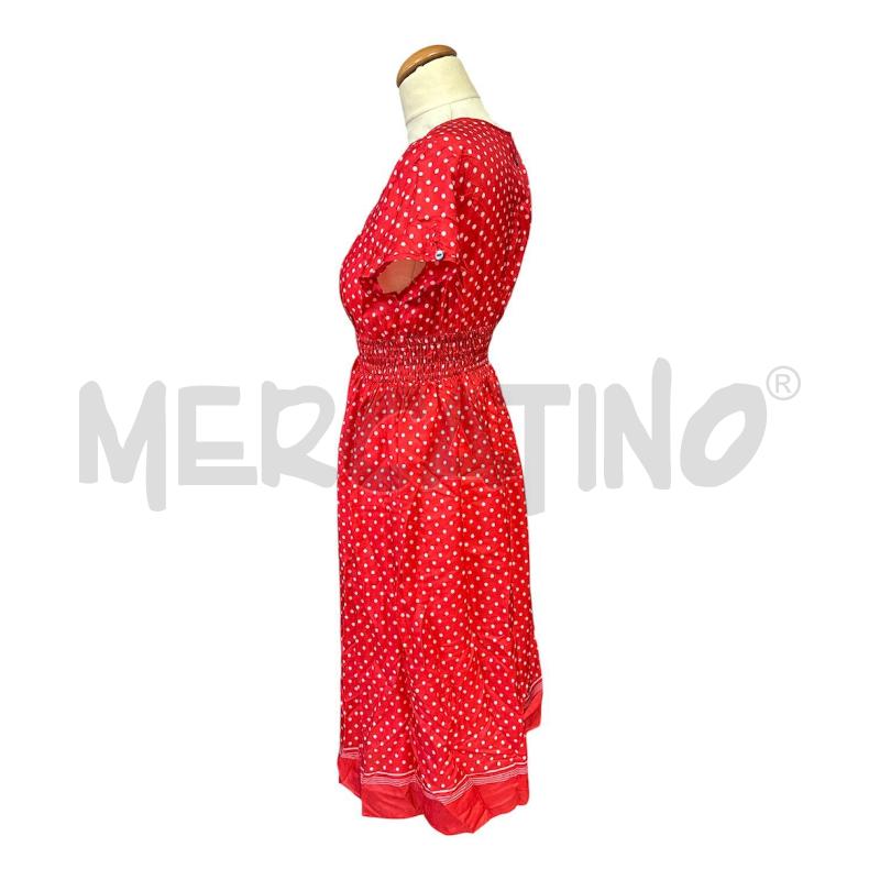 VESTITO DONNA MARELLA ROSSO POIS BIANCHI | Mercatino dell'Usato Cava de tirreni 4