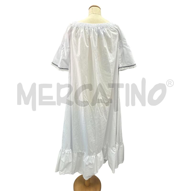 VESTITO DONNA MARIUCCIA MILANO BIANCO LUNGO MOLLA COLLO | Mercatino dell'Usato Cava de tirreni 5
