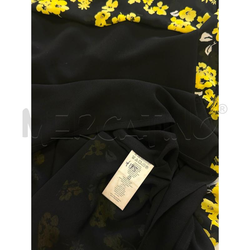 VESTITO DONNA MICHAEL KORS NERO FIORI GIALLI  | Mercatino dell'Usato Cava de tirreni 5
