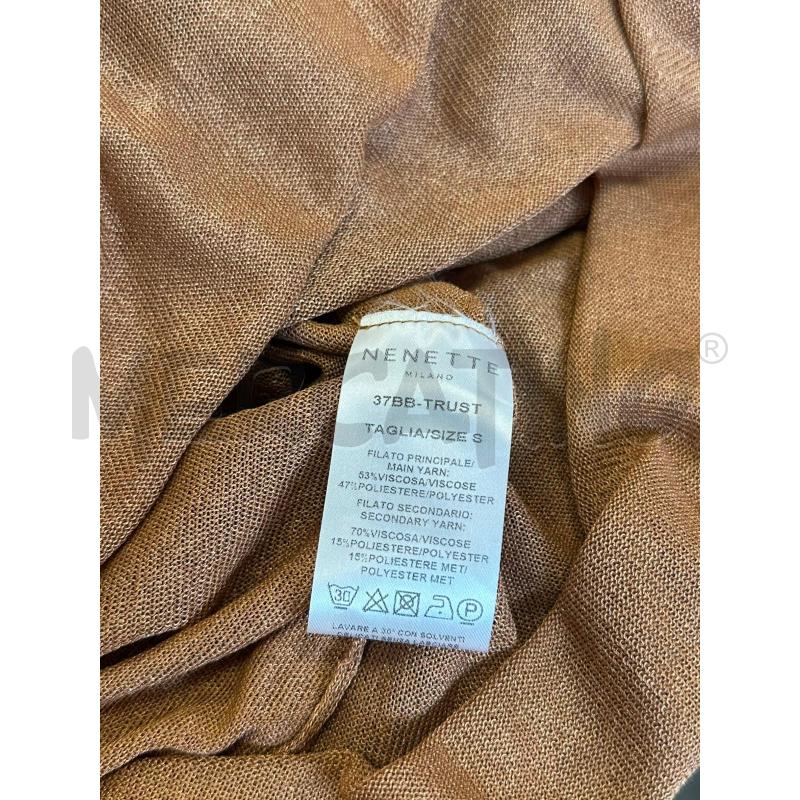 VESTITO DONNA NENETTE MARRONE BLU RIGO NUOVO LUNGO | Mercatino dell'Usato Cava de tirreni 3