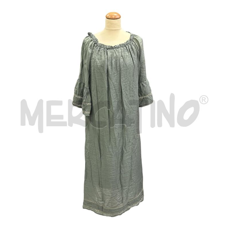 VESTITO DONNA NICCI VERDE NUOVO LUNGO | Mercatino dell'Usato Cava de tirreni 1